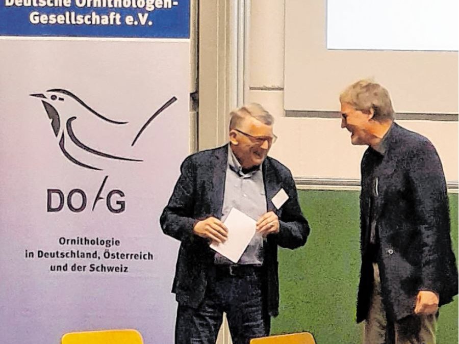 Wolfgang Dornberger mit Ornithologiepreis ausgezeichnet